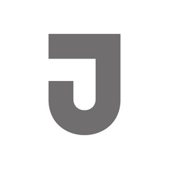 Letter J Logo Concept Icon. Vector