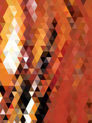 Orange and black triangles background