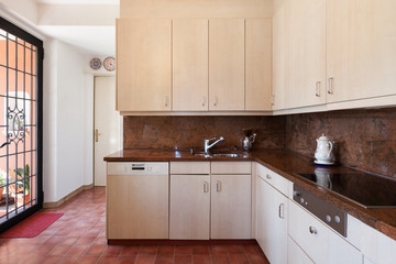 interior, classic domestic kitchen