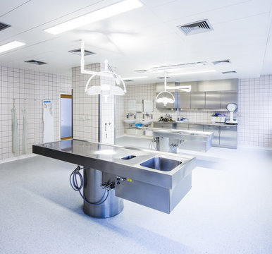 Dissecting room in hospital