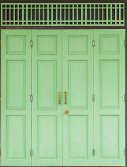 Green door