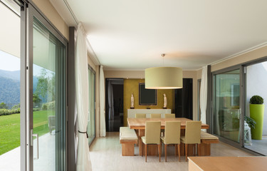 apartment furnished, dining room
