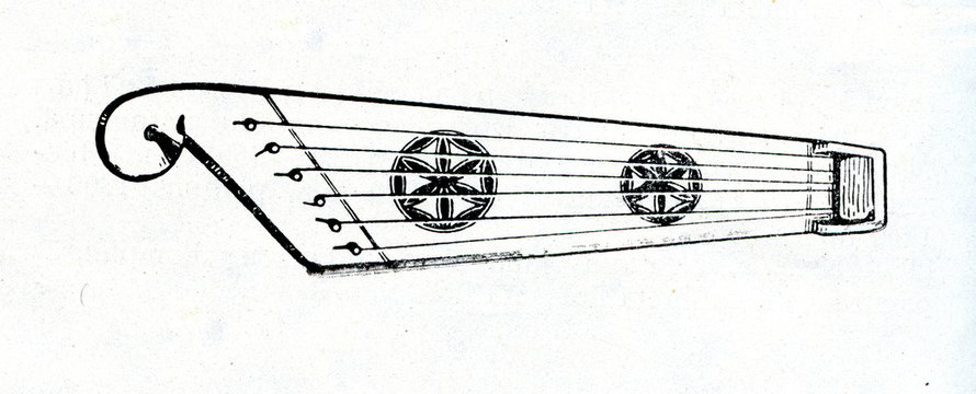 Kokle, Latvian plucked string musical instrument 