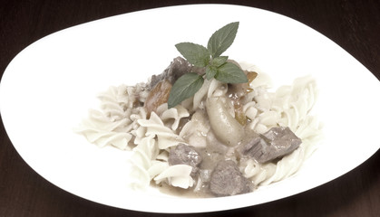 meatballs and spaghetti