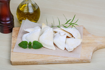 Raw potato dumplings