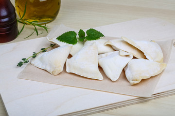 Raw potato dumplings