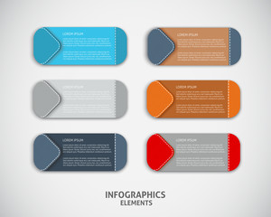 Collection tags, labels.