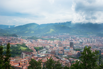 Fototapeta na wymiar Bilbao city, Spain.