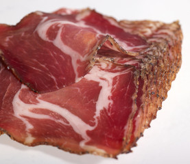 sliced ham