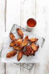 Grilled chicken wing