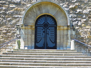 Kirchentür mit Engelmotiv Nürnberg