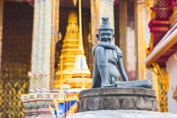 The statue of Buddha. Wat Pho Temple in Bangkok.