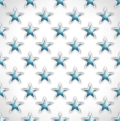 Seamless stars pattern polygonal geometric stylized design