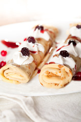 blackberry crepes