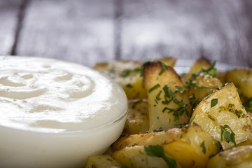 Baked potatoes