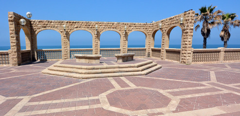 Fototapeta premium Tel Aviv Jaffa boardwalk in Tel Aviv Jaffa - Israel