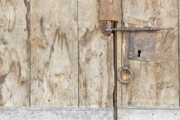 Vintage rusty lock