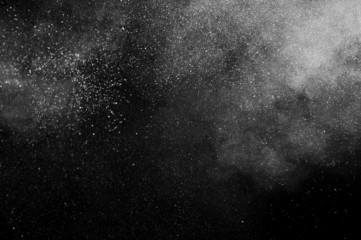 abstract white dust explosion