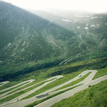 Switzerland, Grisons, Spluengen Pass