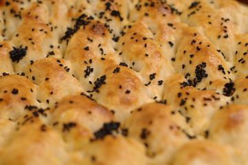 bread like a pizza at the ramadan