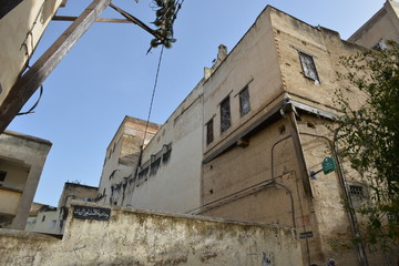 Fototapeta na wymiar A building in Fes Medina