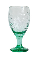 Empty glass. isolated on a white background.