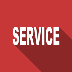 service flat design modern icon