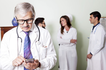 Fototapeta premium group of doctors at hospital