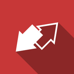exchange flat design modern icon