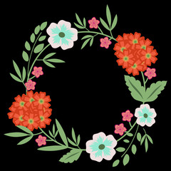 Floral wreath