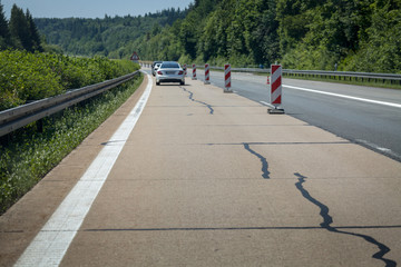 Autobahnausbesserungen