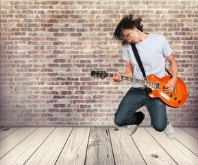 Guitarist, Guitar, Popular Music Concert.