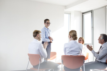 Business people in meeting