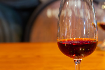 glass of wine