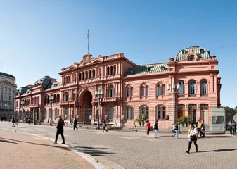 Fototapete Rund Casa Rosada, Buenos Aires Argentinien © Henrik Dolle