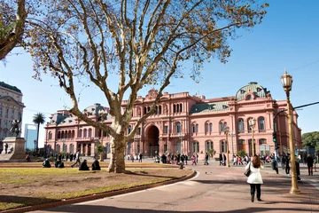 Foto op Plexiglas Casa Rosada, Buenos Aires Argentinien © Henrik Dolle