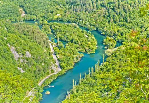 cetina river pano from viseci kuk - 4101-4115