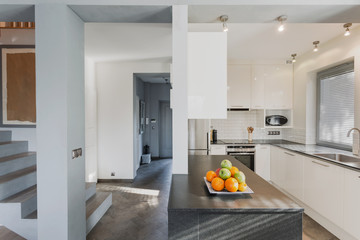 Kitchen with counter