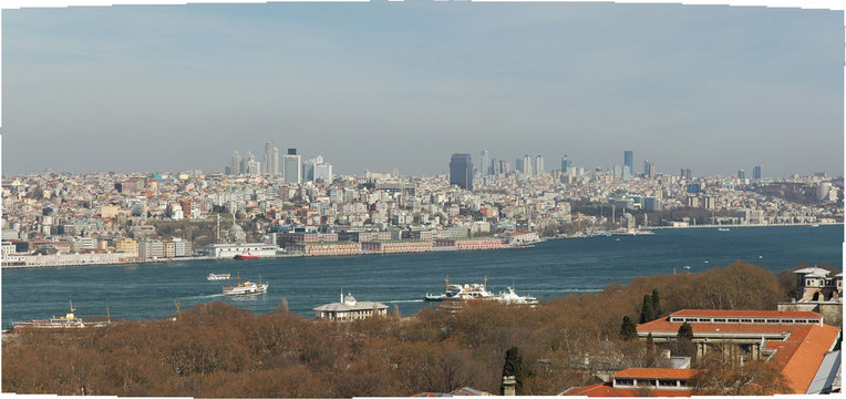 stanbul Panoroma in 2006 at Hagia Sophia Minaret