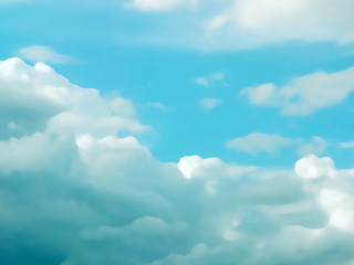 cloud vintage with median noise style