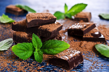 Chocolate and mint