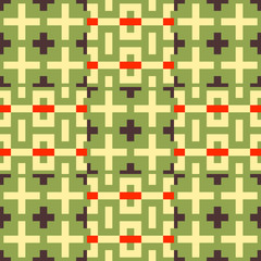 Seamless pattern. Mosaic. Template for design.