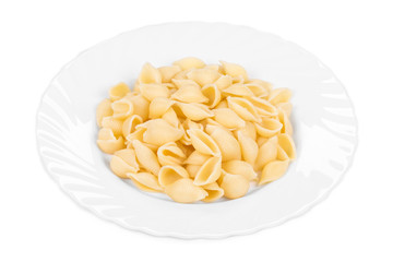 Cooked italian pasta.