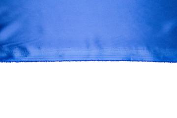 Some soft blue silk cloth.