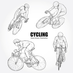 illustration of Cycling