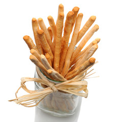 Breadsitcks in Jar