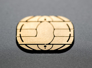 Kontaktchip Modul als Makro Aufnahme