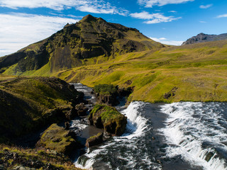 Small waterfall on Skoga river