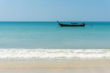 Fototapeta premium A Boat and The Beach