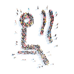 people in the shape of a man .